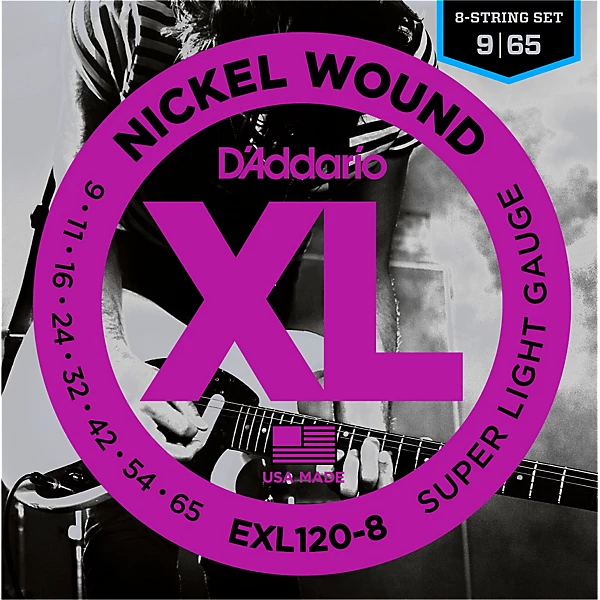 EXL120 8 8 String Super Light Electric Guitar Strings