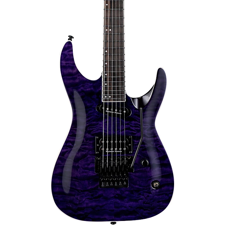 LTD Andy La Rocque ALR II Electric Guitar See Thru Purple