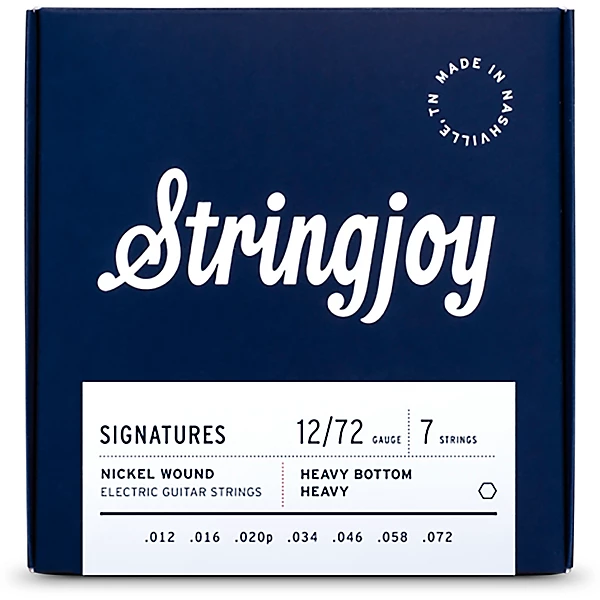 Signatures 7 String Nickel Wound Electric Guitar Strings