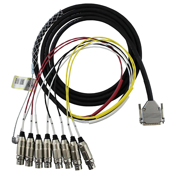 8 Channel DSUB XLRF Snake 25 ft