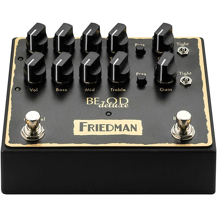 BE OD Deluxe Dual Brown Eye Overdrive Effects Pedal