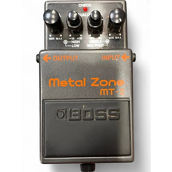 BOSS Used BOSS MT2 Metal Zone Distortion Effect Pedal