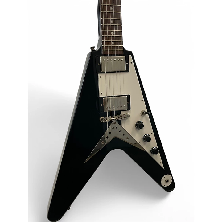 Epiphone Used Epiphone Flying V Ebony Solid Body Electric Guitar