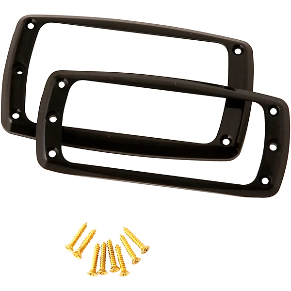 Pauls Guitar 408 Humbucker Pickup Rings 2 Black