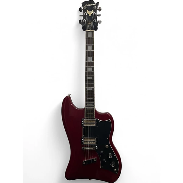 Used DeArmond JET STAR Trans Red Solid Body Electric Guitar