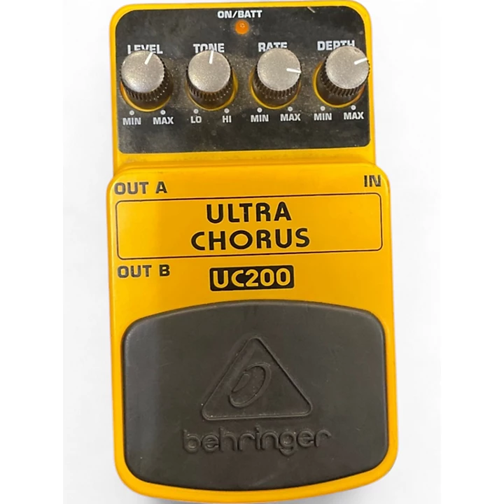 Used Behringer UC200 Stereo Chorus Effect Pedal