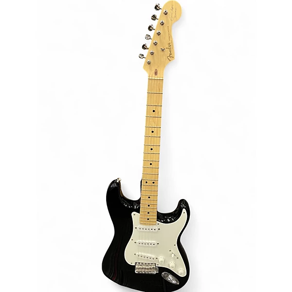 Used 2005 Fender Eric Clapton Stratocaster Black Solid Body Electric Guitar