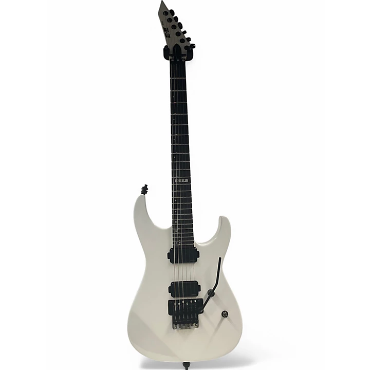 ESP Used ESP E II M 2 NT Classic White Solid Body Electric Guitar.gc