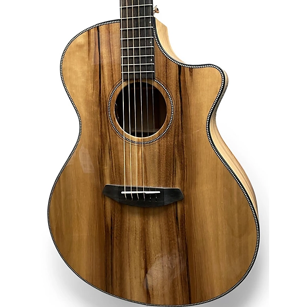 Used Breedlove Oregon Concert CE Natural Acoustic Electric Guitar