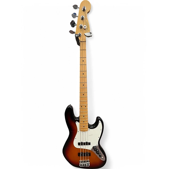 Used Fender American Standard Jazz Bass 3 Color Sunburst Electric Bass Guitar