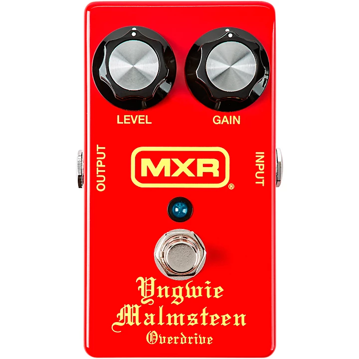 Yngwie Malmsteen Overdrive Effects Pedal Red