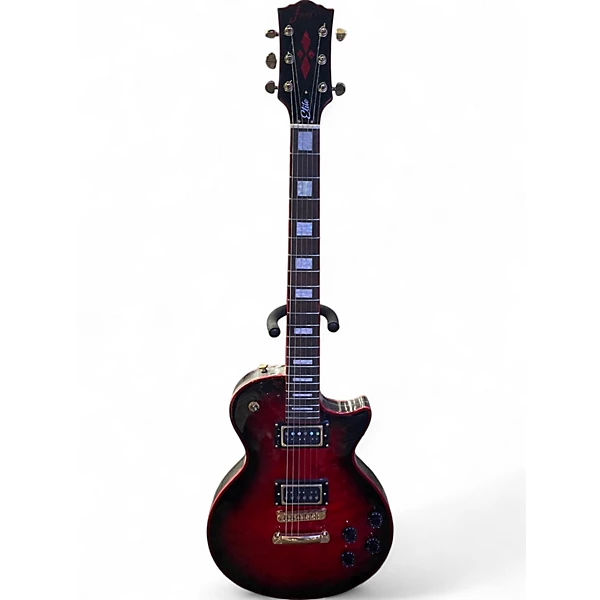 Used Firefly ELITE Crimson Red Burst Solid Body Electric Guitar