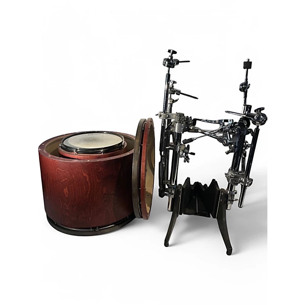 Whitney Drums Used Whitney Drums 5 Piece PENGUIN NESTING Walnut Drum Kit.gc