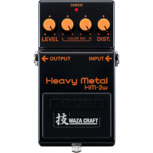 HM 2W Heavy Metal Waza Craft Distortion Effects Pedal Black