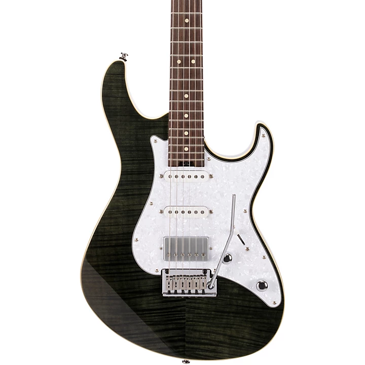 G280 Select Flame Top Electric Guitar Transparent Black