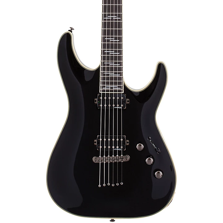 Schecter Guitar Research C 1 Blackjack 6 String Electric Guitar Gloss Black