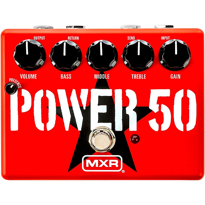 Tom Morello Power 50 Overdrive Effects Pedal Red