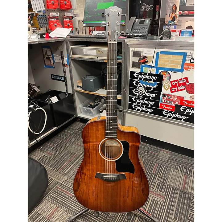 Taylor Used Taylor 220CE K DLX KOA Acoustic Electric Guitar.gc