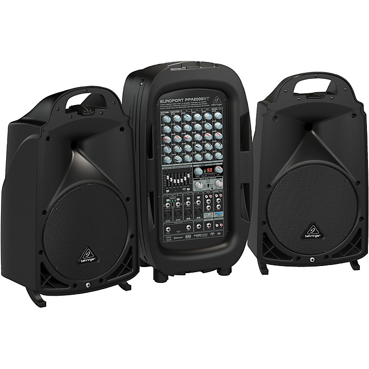 Behringer EUROPORT PPA2000BT 8 Channel Portable PA System Level 2