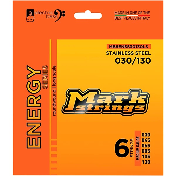 Energy Series Electric Bass Stainless Steel Strings 30