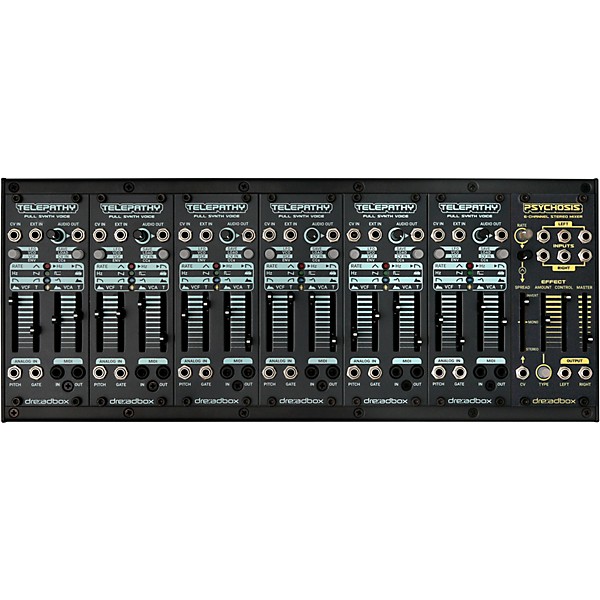Telepathy 6 Voice Analog Synthesizer Module System