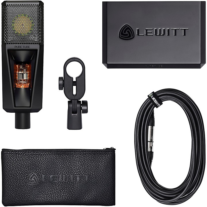 LEWITT Pure Tube Essential Microphone Set Level 1 Black M03639004001000.gc