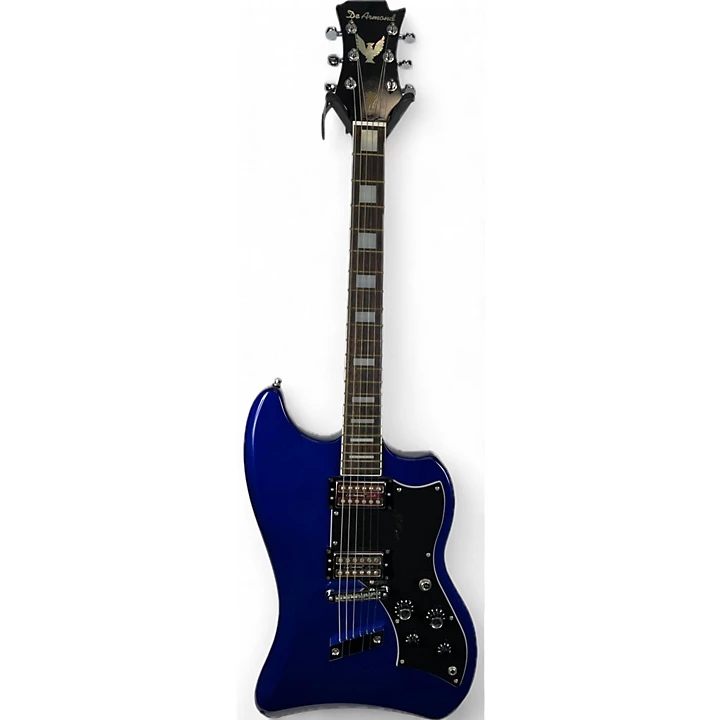Used DeArmond jet star Blue Solid Body Electric Guitar