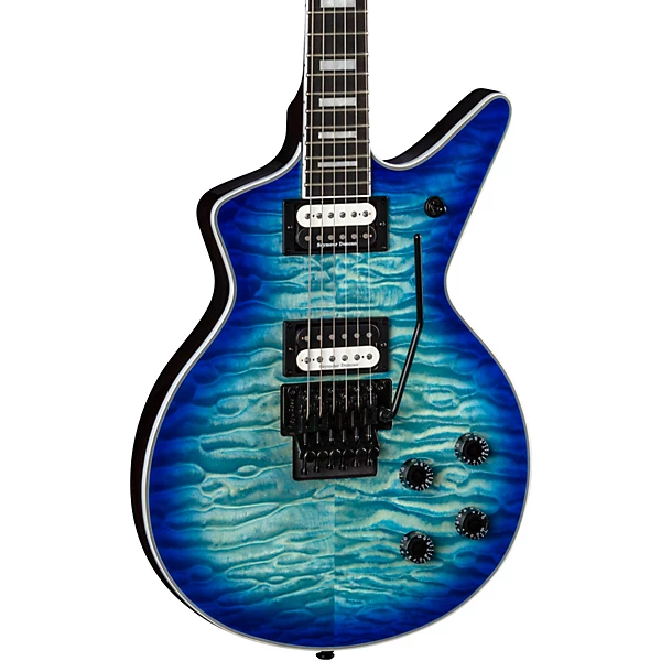 Cadi Select Quilt Top Floyd Electric Guitar Ocean Burst