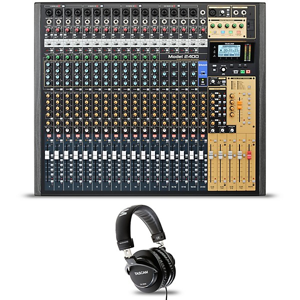 Model 2400 24 Channel Multitrack Recorder and Mixer With TH 300X Headphones