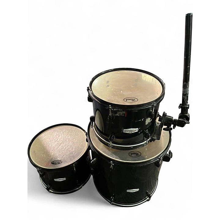 Pearl Used Pearl 2 Piece Forum BLACK Drum Kit.gc