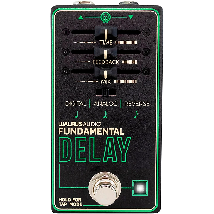 Fundamental Series Delay Effects Pedal Black