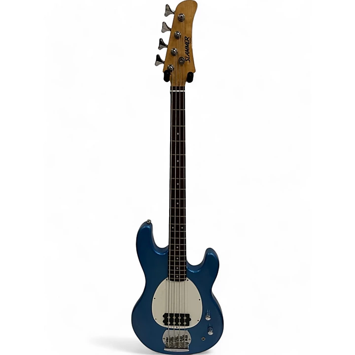 Slammer Used Slammer stinger Blue Electric Bass Guitar.gc