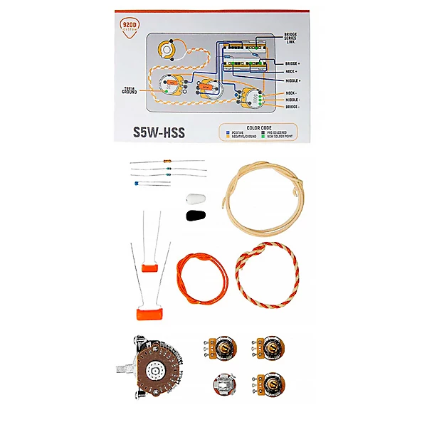 HSS Stratocaster 5 Way Wiring Kit