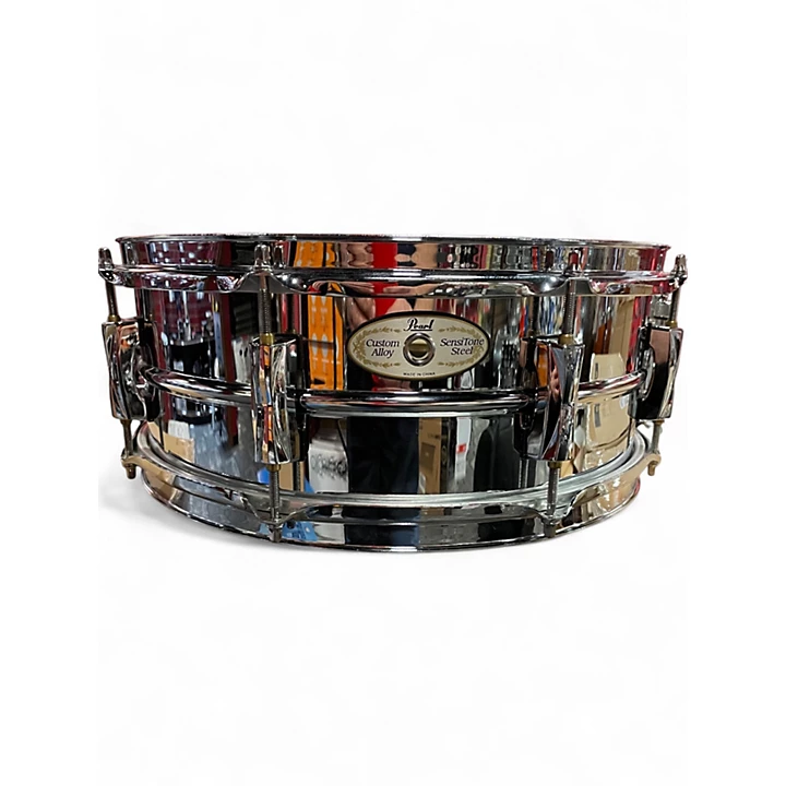 Pearl Used Pearl 55X14 SENSITON STEEL Chrome Drum.gc