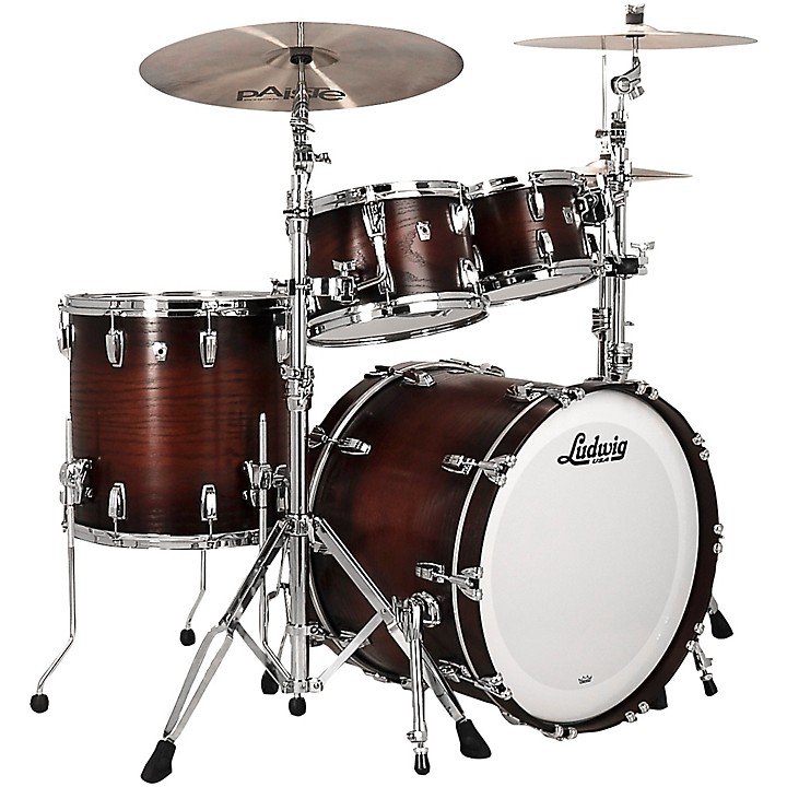 Ludwig Classic Oak 4 Piece Studio Shell Pack With 22\