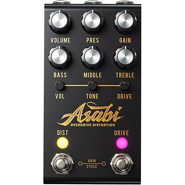 Clearance Jackson Audio ASABI Distortion Effects Pedal Black