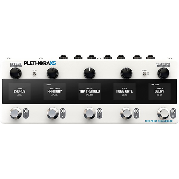 TC Electronic Plethora X5 Multi Effects Pedal White