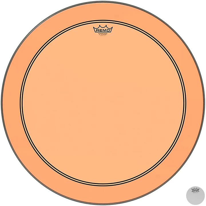 Powerstroke P3 Colortone Orange Bass Drum Head 26 in