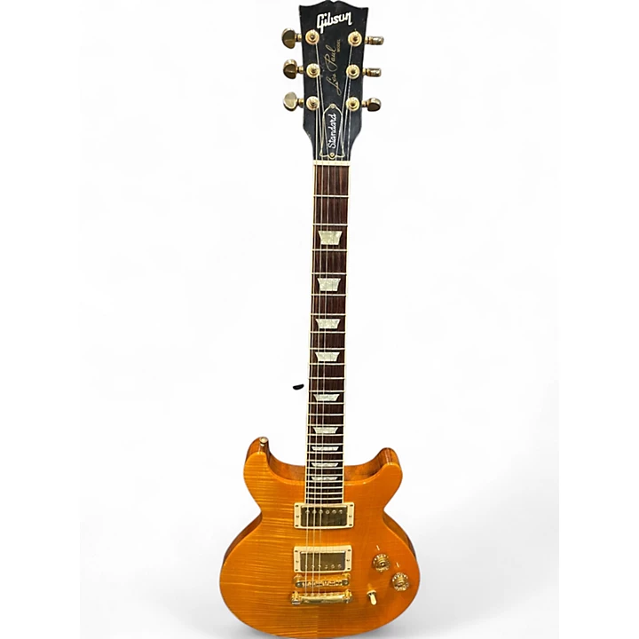 Used 2001 Gibson Les Paul DC Standard Honey Burst Solid Body Electric Guitar
