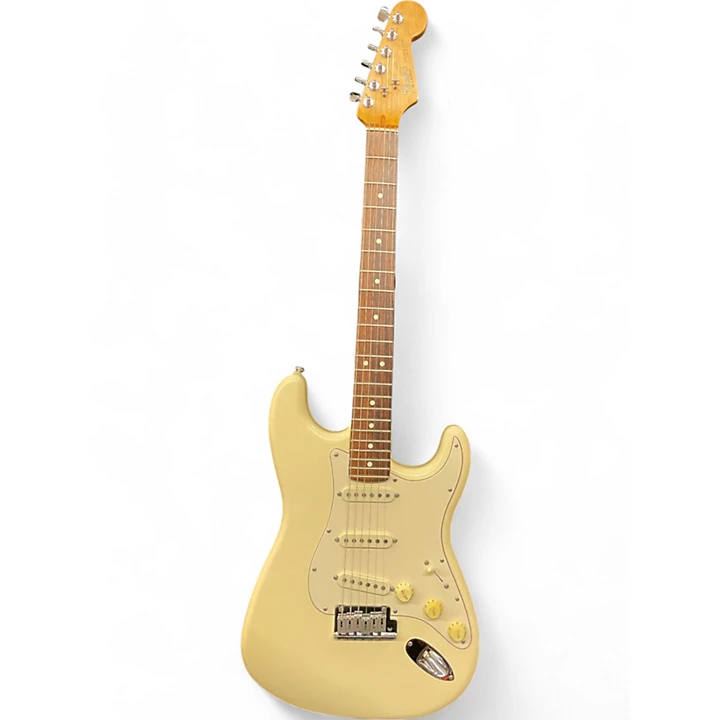 Vintage 1988 Fender Stratocaster White Solid Body Electric Guitar