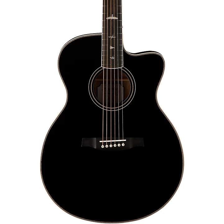 SE A20E All Mahogany Acoustic Electric Guitar Black