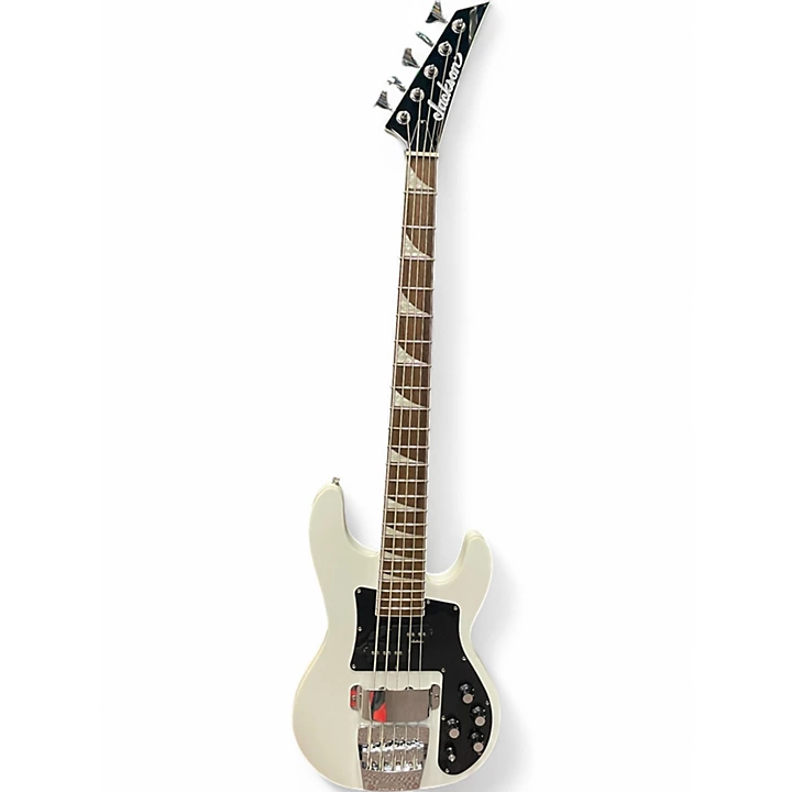 Used Jackson X SERIES CONCERT CBNXT White Electric Bass Guitar