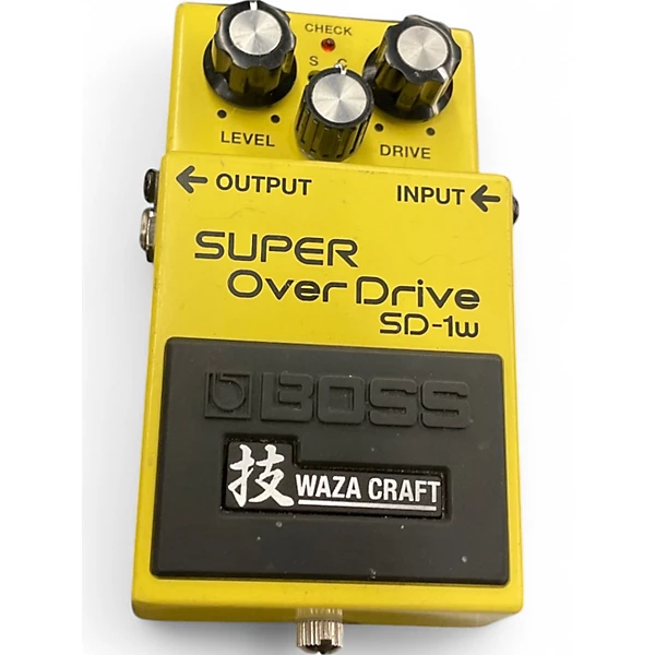 Used BOSS SD1W Super Overdrive Waza Craft Effect Pedal