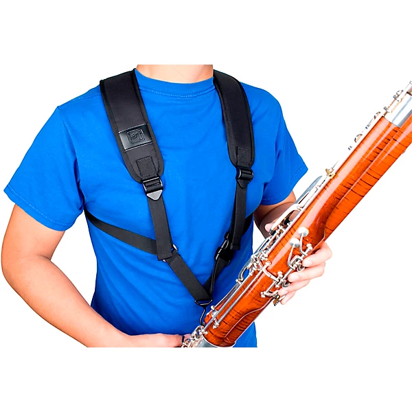 Bassoon Harness Deluxe Padded Black Black