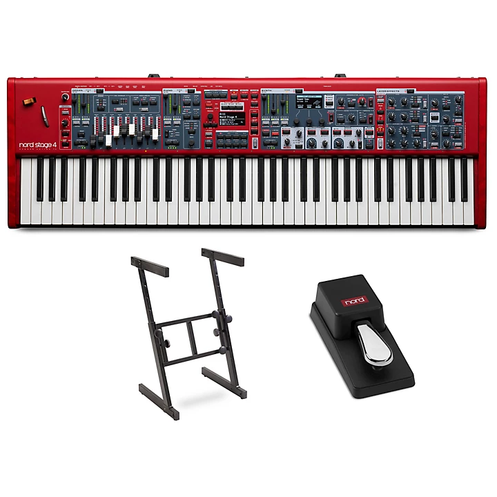Stage 4 73 Key Keyboard With Z Stand and Nord Single Pedal