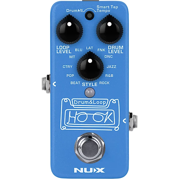 HOOK Drum and Loop Mini Effects Pedal Blue