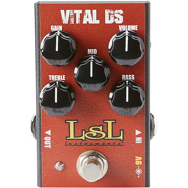 VITAL DS Versatile Modern Distortion Effects Pedal Red