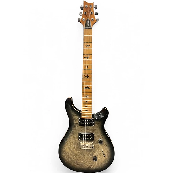 Used PRS SE Custom 24 Charcoal Solid Body Electric Guitar