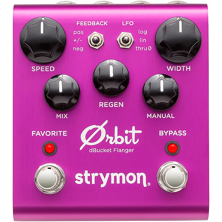 Orbit dBucket Flanger Effects Pedal Purple