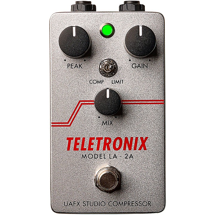 LA 2A Studio Compressor Effects Pedal Silver